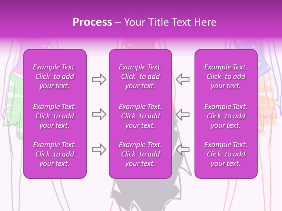 A Group Of Women In Dresses On A Runway PowerPoint Template