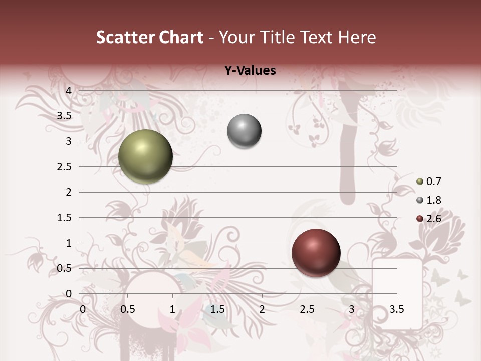 A Red And White Floral Powerpoint Presentation PowerPoint Template
