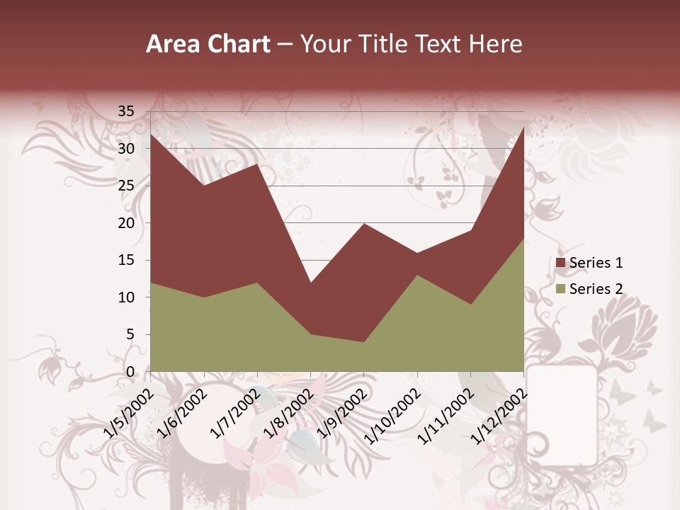 A Red And White Floral Powerpoint Presentation PowerPoint Template