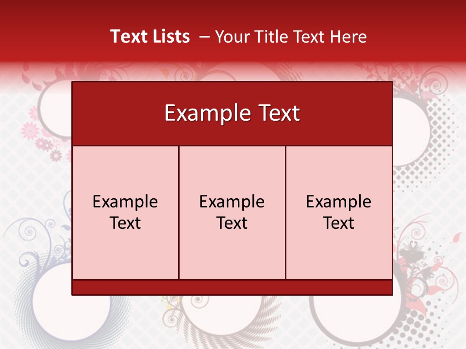 A Set Of Four Colorful Circles With Flowers On Them PowerPoint Template