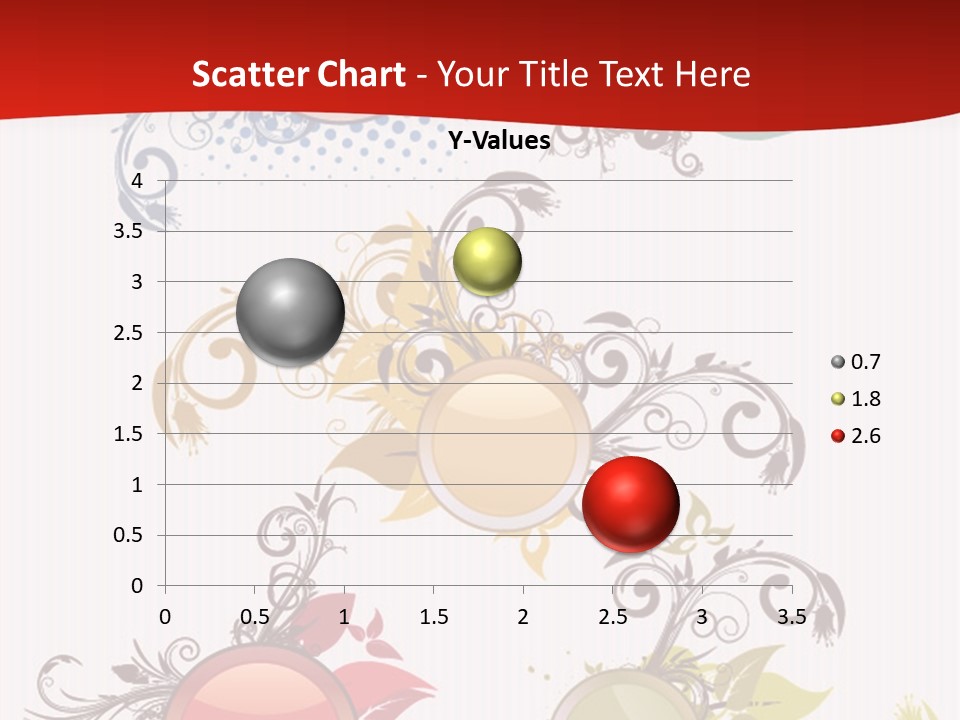 A Red And White Background With A Bunch Of Different Shapes PowerPoint Template