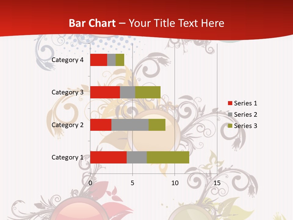 A Red And White Background With A Bunch Of Different Shapes PowerPoint Template