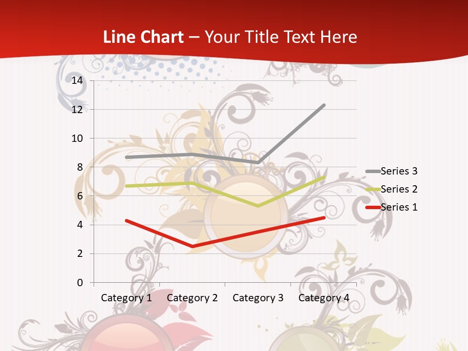 A Red And White Background With A Bunch Of Different Shapes PowerPoint Template