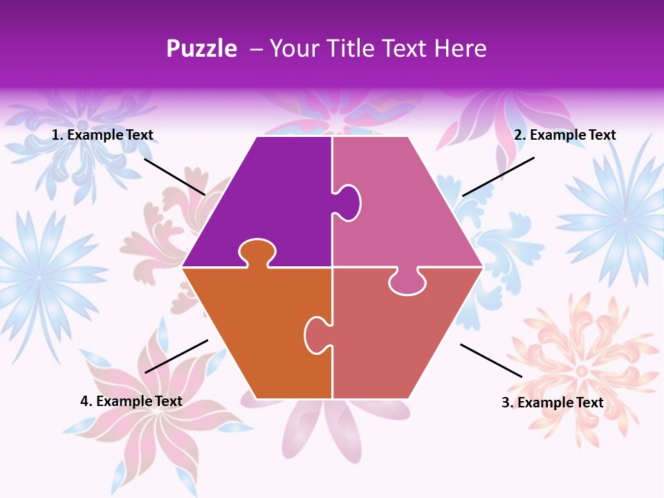 Silk Shape Artistic PowerPoint Template