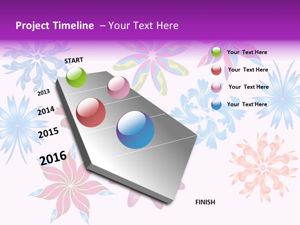 Silk Shape Artistic PowerPoint Template