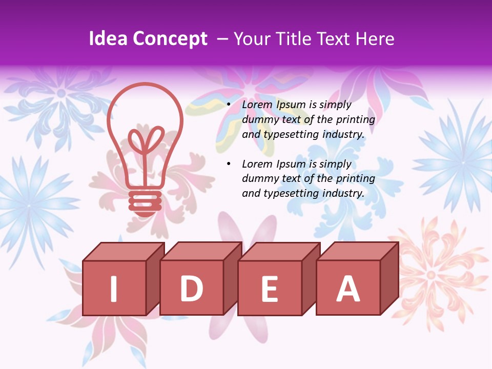 Silk Shape Artistic PowerPoint Template