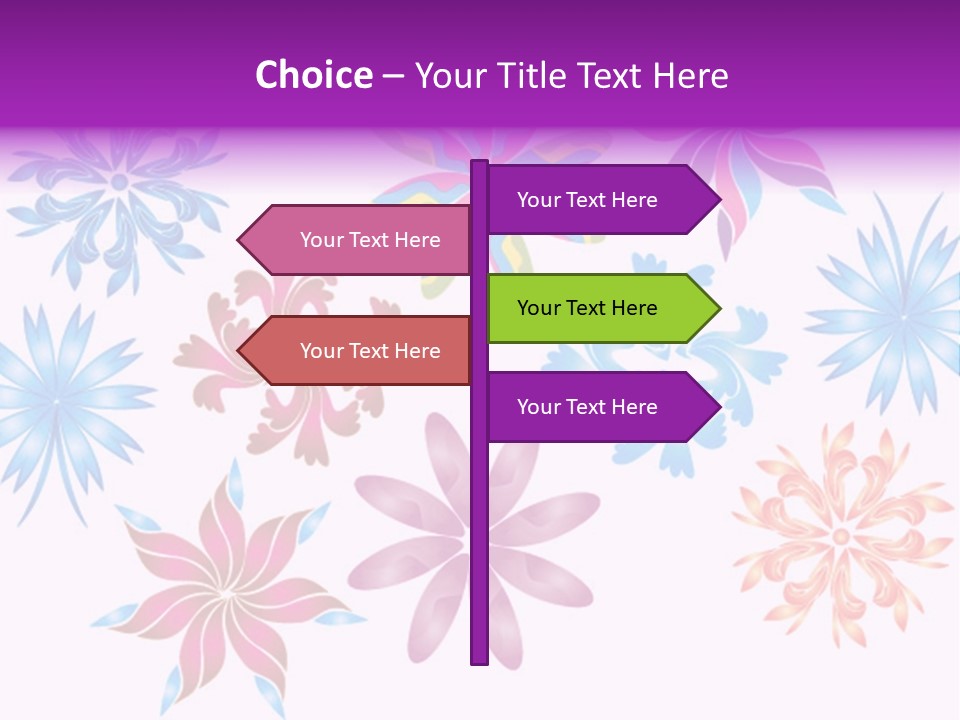 Silk Shape Artistic PowerPoint Template