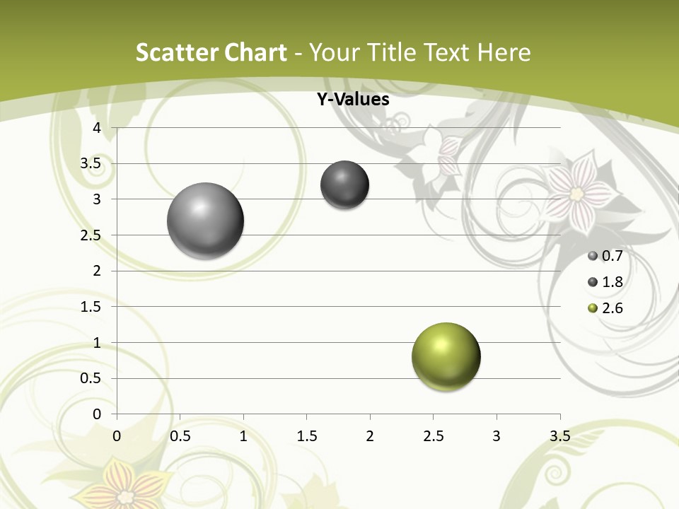 A Green And White Floral Powerpoint Presentation PowerPoint Template