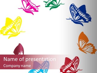 Insect Backgrounds Two PowerPoint Template