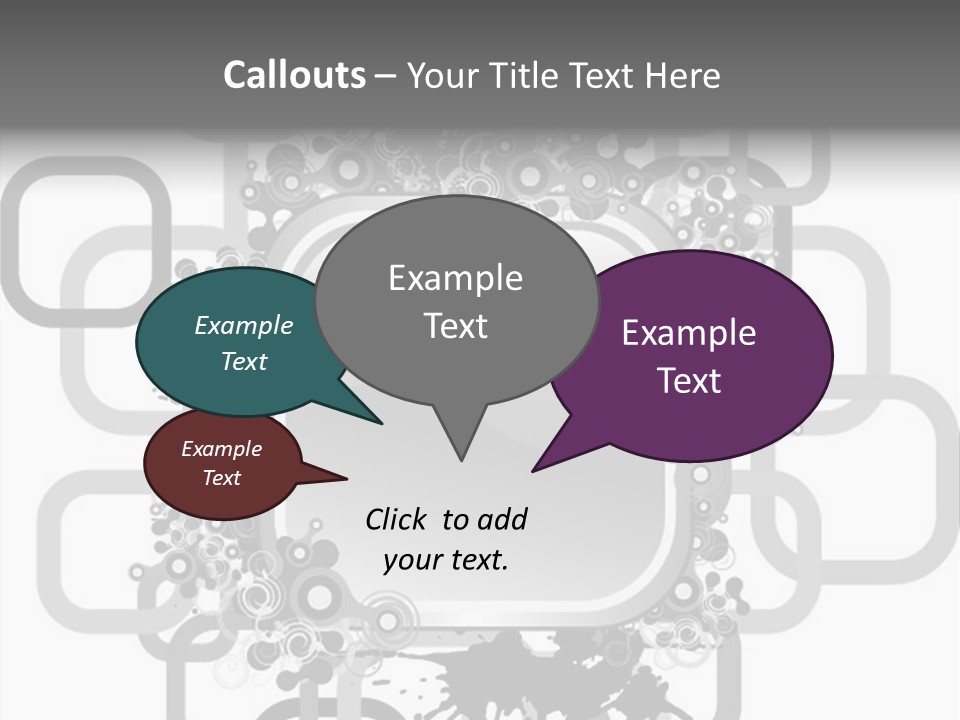 Internet Vector Figures PowerPoint Template