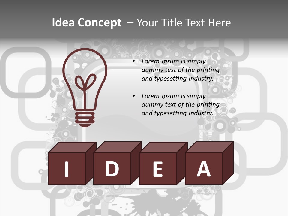 Internet Vector Figures PowerPoint Template