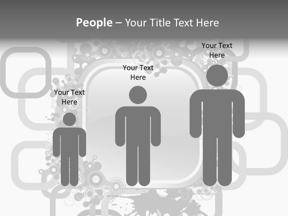 Internet Vector Figures PowerPoint Template