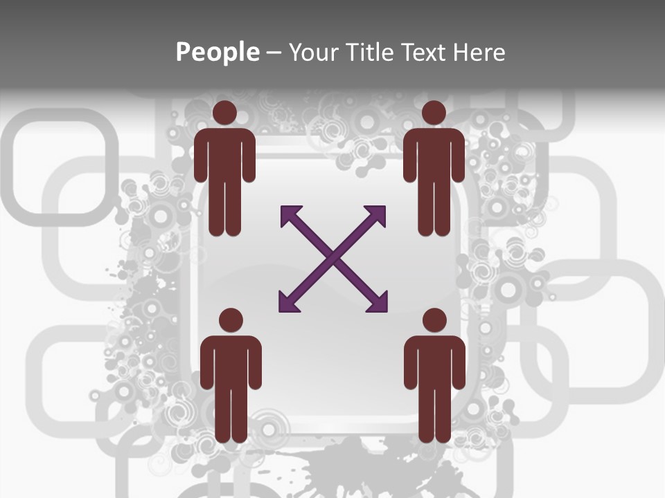 Internet Vector Figures PowerPoint Template