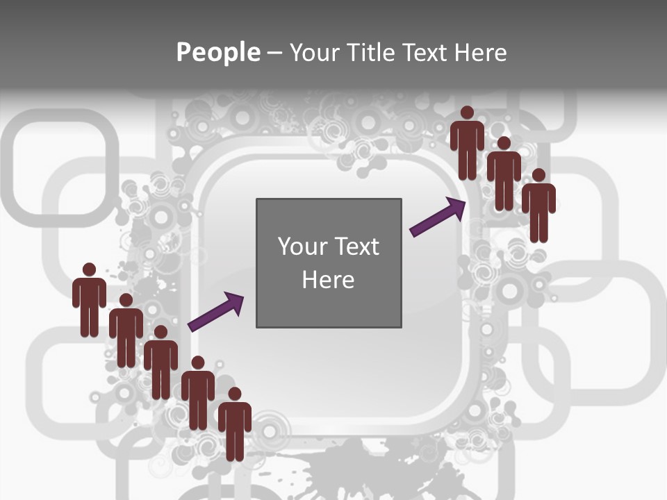 Internet Vector Figures PowerPoint Template