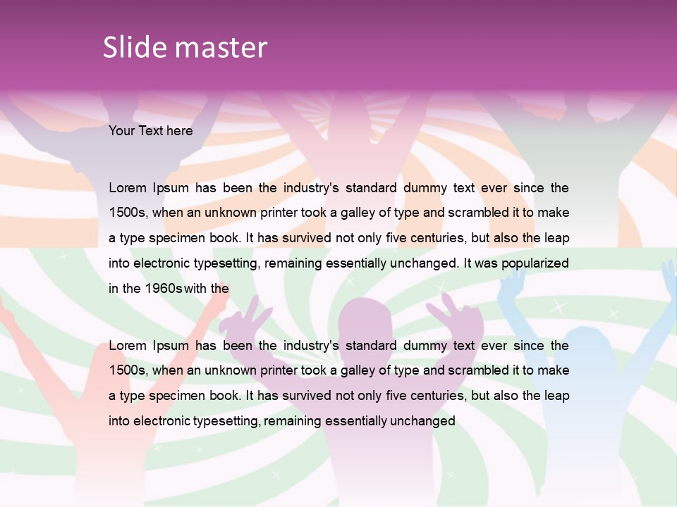 Multitude Beauty Disco PowerPoint Template