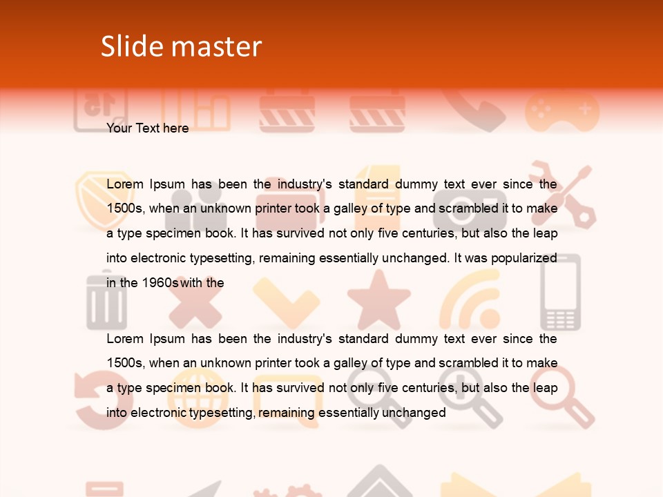Game User Color PowerPoint Template