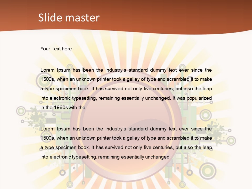 Wallpaper Net Chip PowerPoint Template