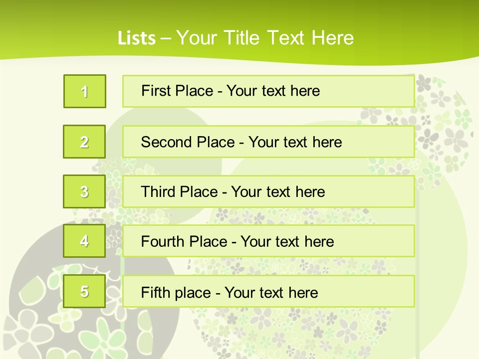 Wallpaper Grow Beautiful PowerPoint Template