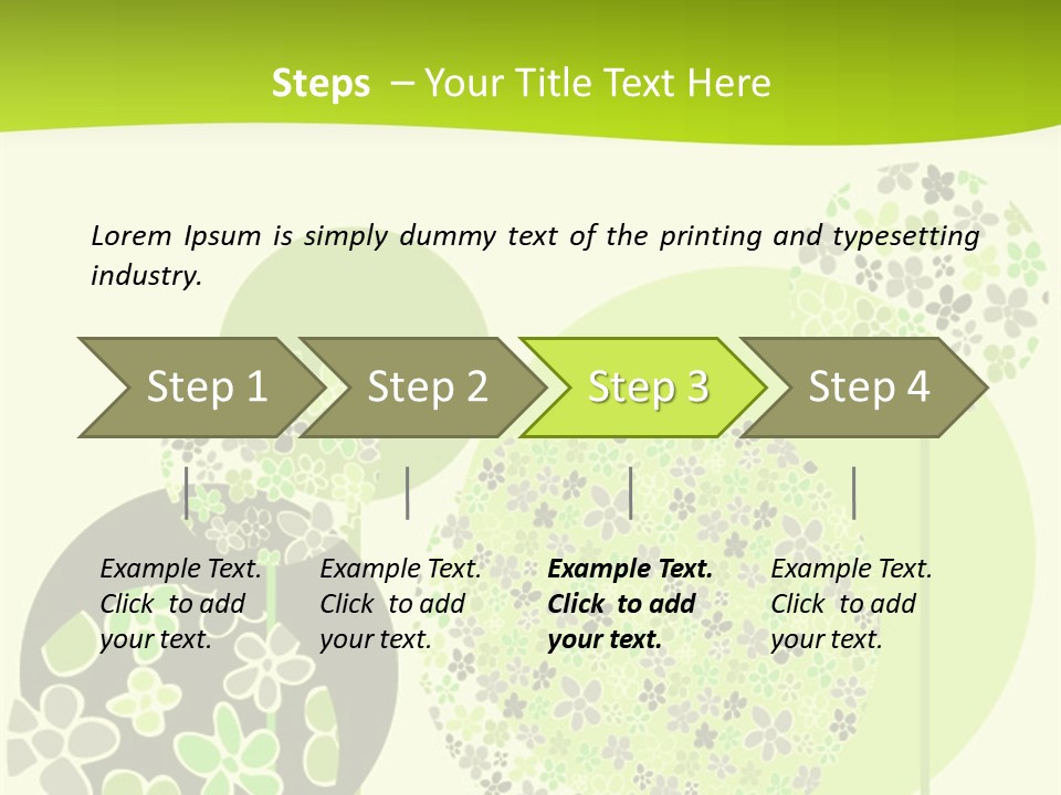 Wallpaper Grow Beautiful PowerPoint Template