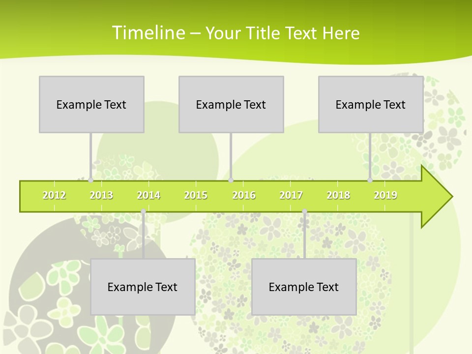 Wallpaper Grow Beautiful PowerPoint Template