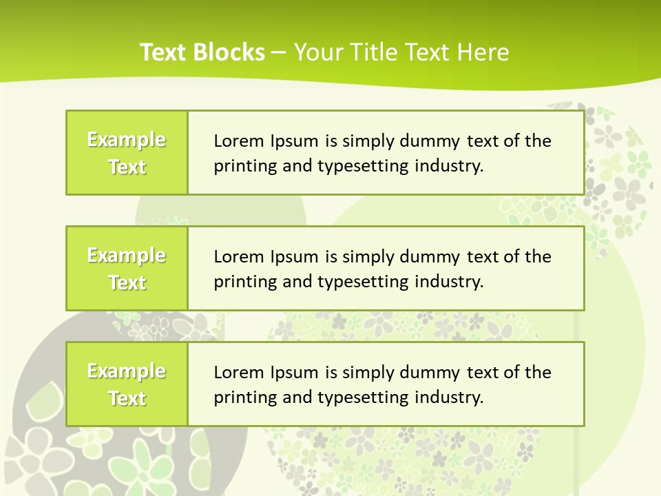 Wallpaper Grow Beautiful PowerPoint Template