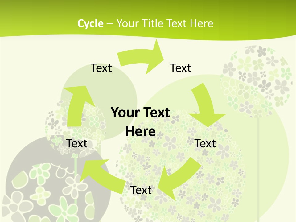 Wallpaper Grow Beautiful PowerPoint Template