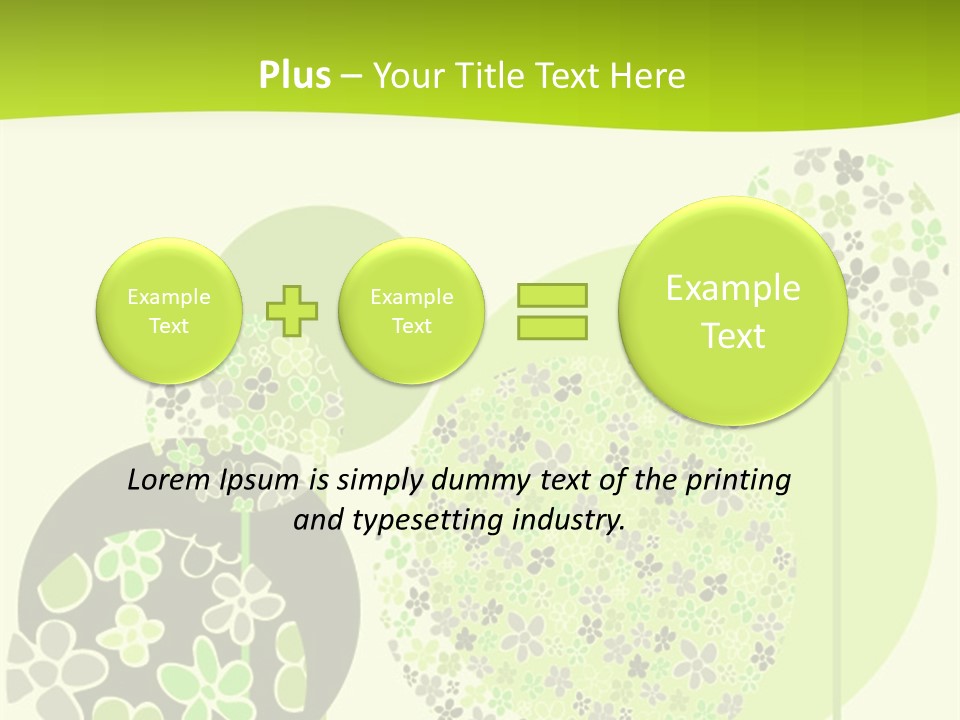 Wallpaper Grow Beautiful PowerPoint Template