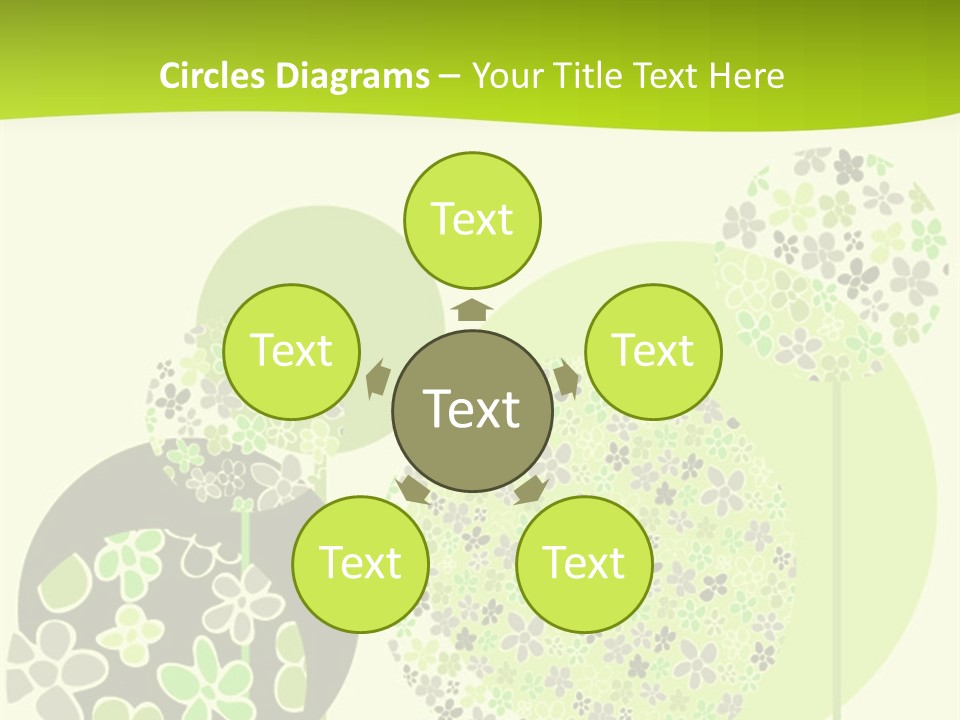 Wallpaper Grow Beautiful PowerPoint Template