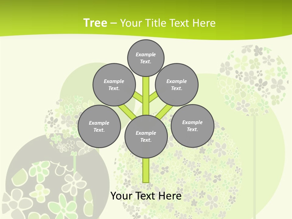 Wallpaper Grow Beautiful PowerPoint Template