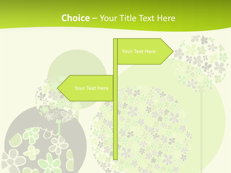 Wallpaper Grow Beautiful PowerPoint Template