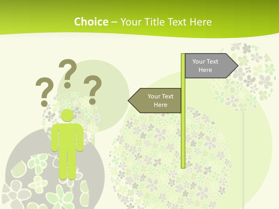 Wallpaper Grow Beautiful PowerPoint Template