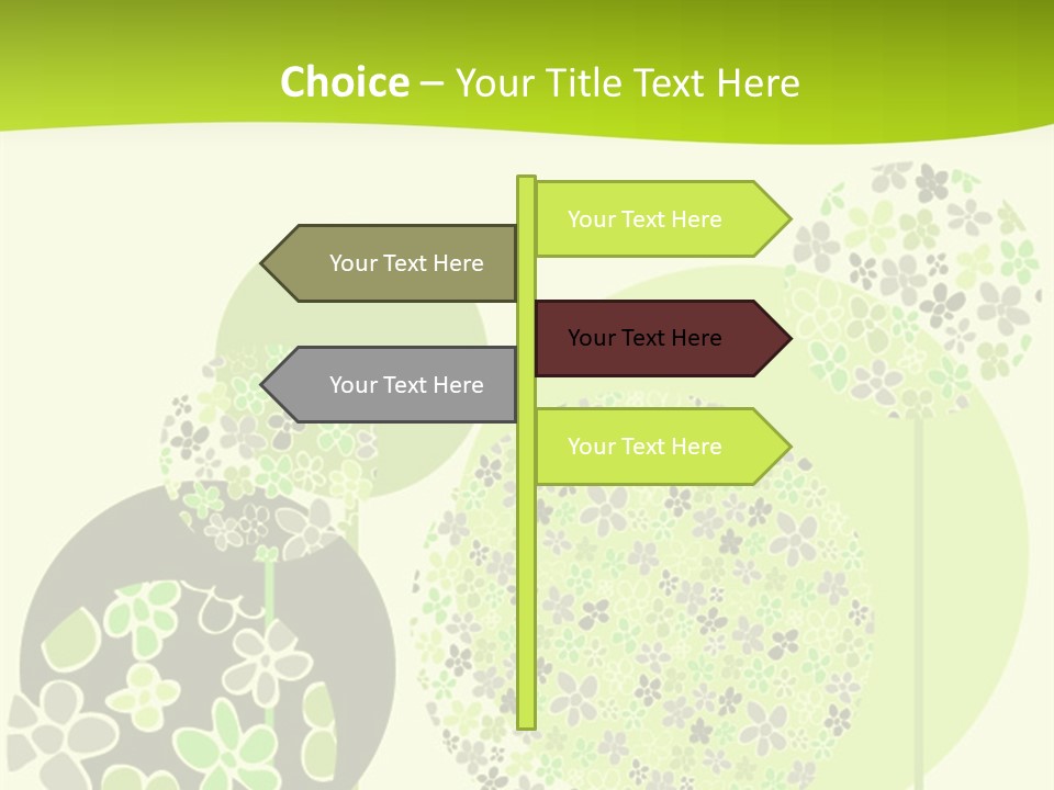 Wallpaper Grow Beautiful PowerPoint Template