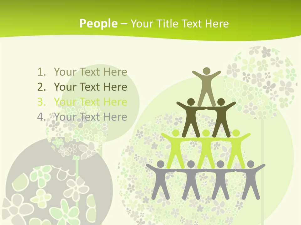 Wallpaper Grow Beautiful PowerPoint Template