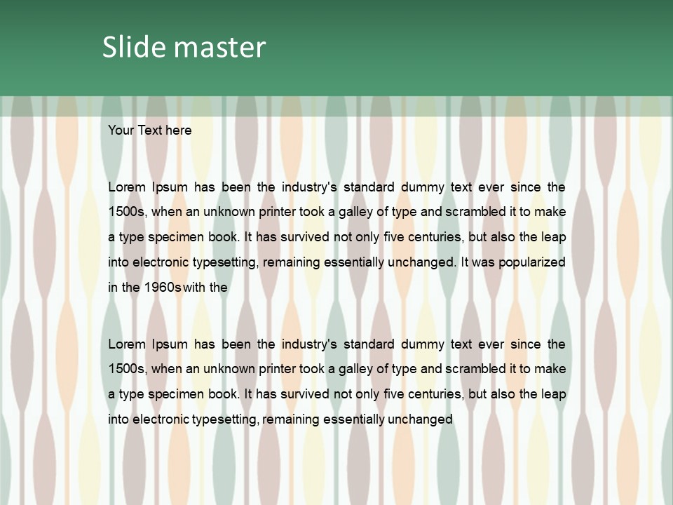 Shape Art Ornament PowerPoint Template