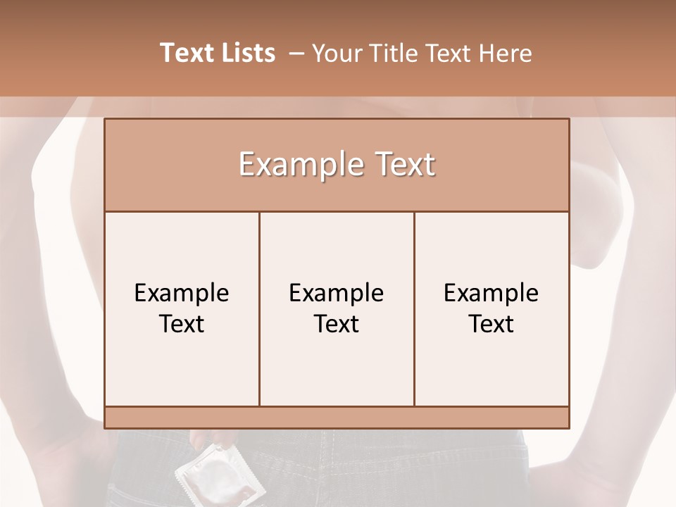 Healthy Contraceptive  PowerPoint Template