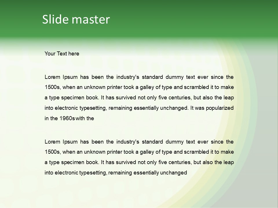 Curve Texture Illustration PowerPoint Template