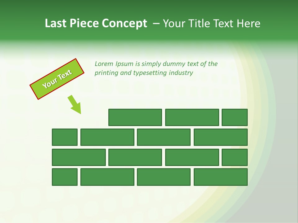 Curve Texture Illustration PowerPoint Template