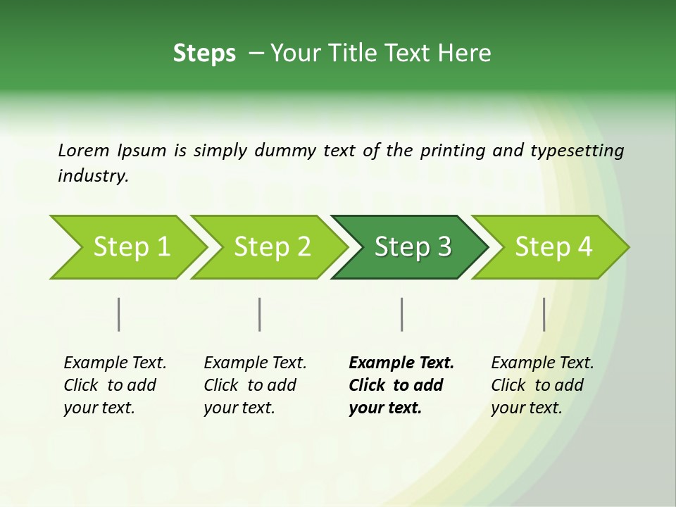 Curve Texture Illustration PowerPoint Template