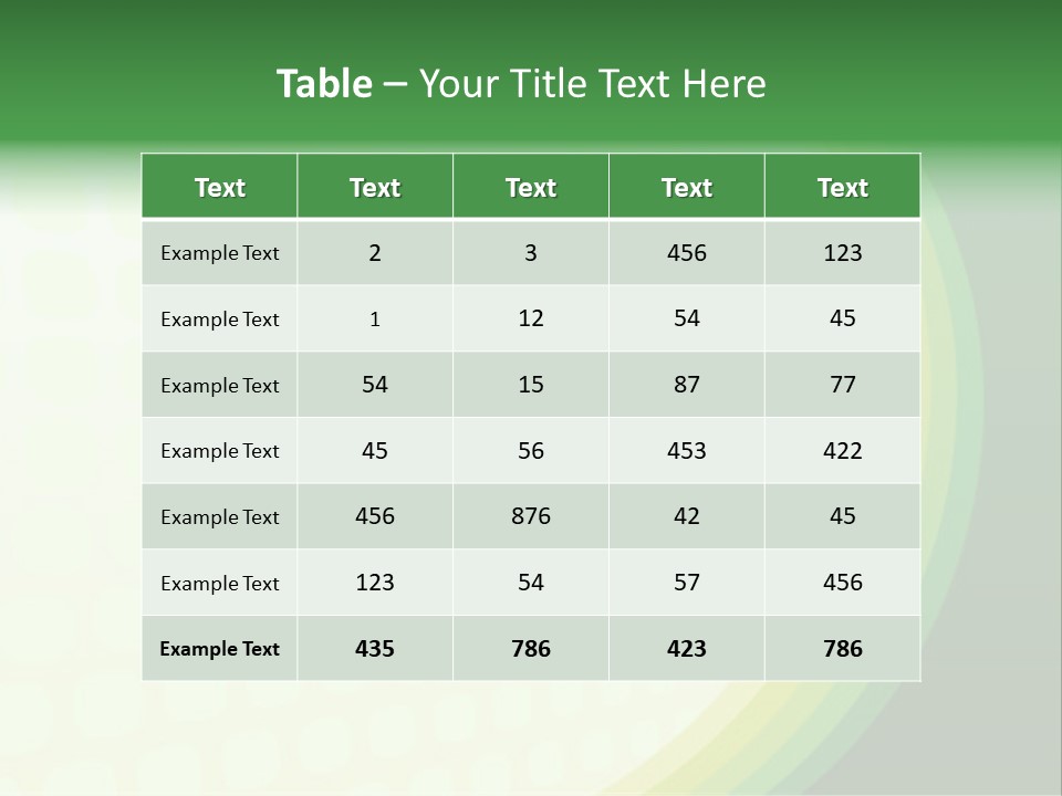 Curve Texture Illustration PowerPoint Template