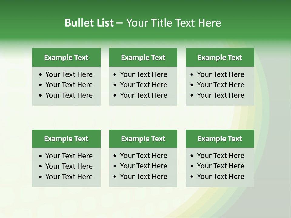 Curve Texture Illustration PowerPoint Template