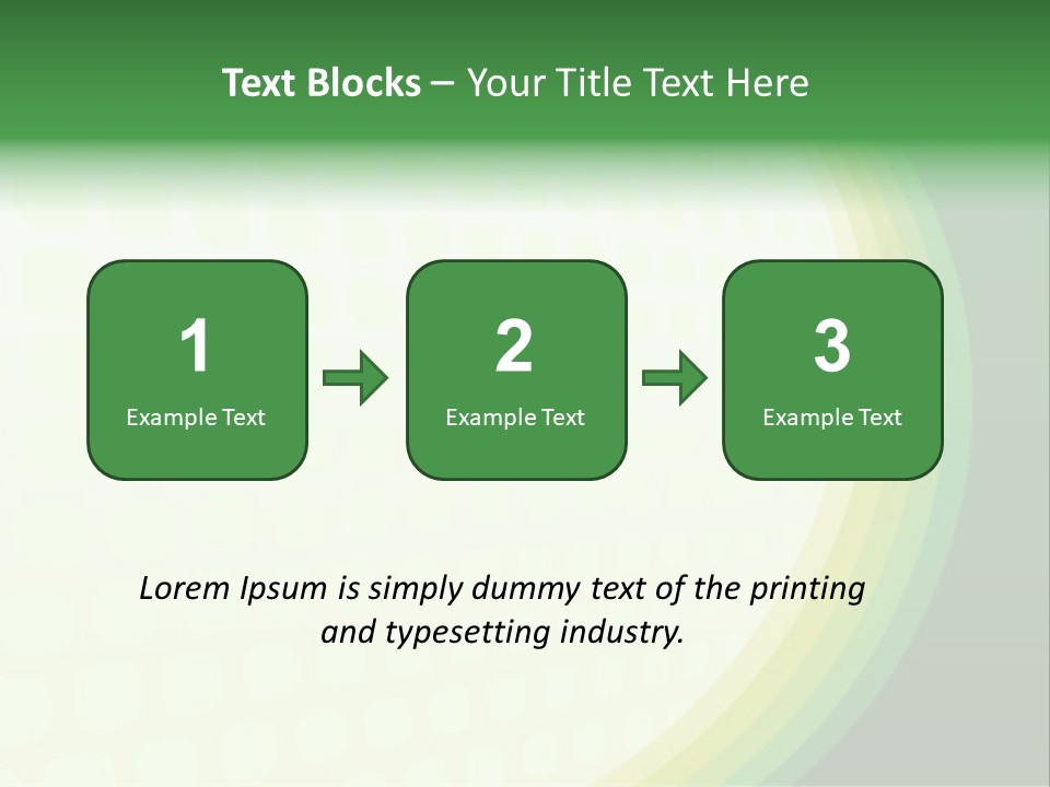 Curve Texture Illustration PowerPoint Template