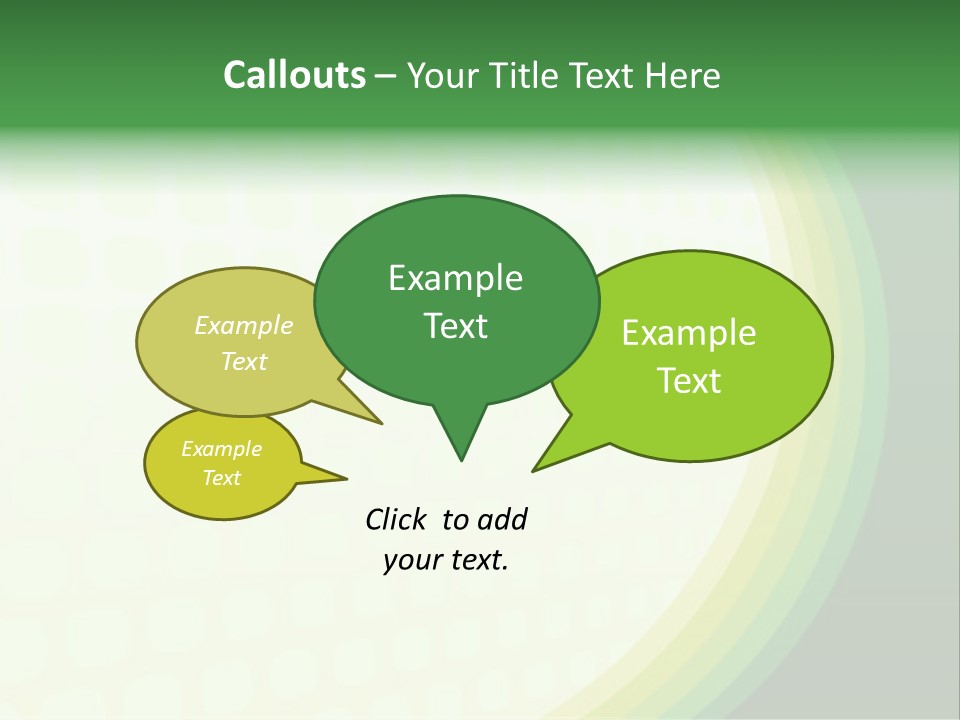 Curve Texture Illustration PowerPoint Template