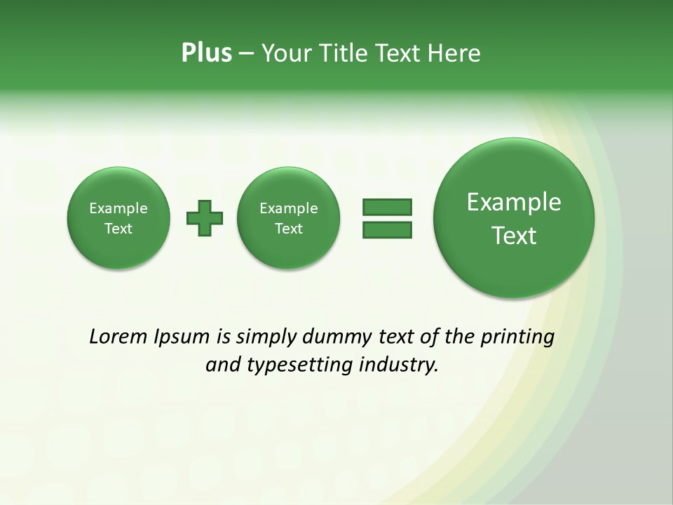 Curve Texture Illustration PowerPoint Template