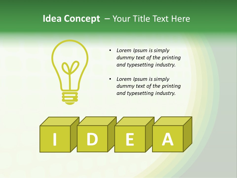 Curve Texture Illustration PowerPoint Template