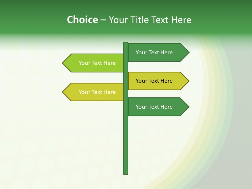 Curve Texture Illustration PowerPoint Template