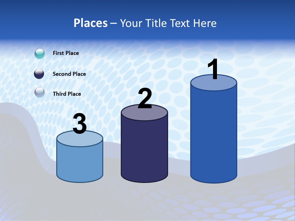 Cold Curve Shape PowerPoint Template