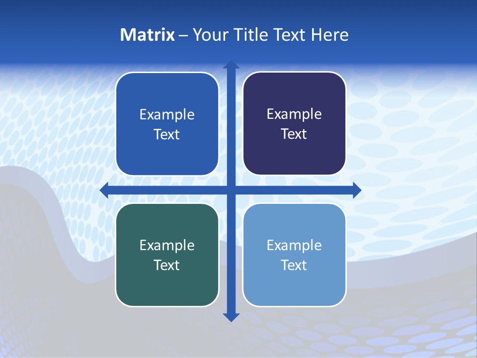 Cold Curve Shape PowerPoint Template