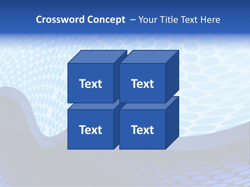 Cold Curve Shape PowerPoint Template