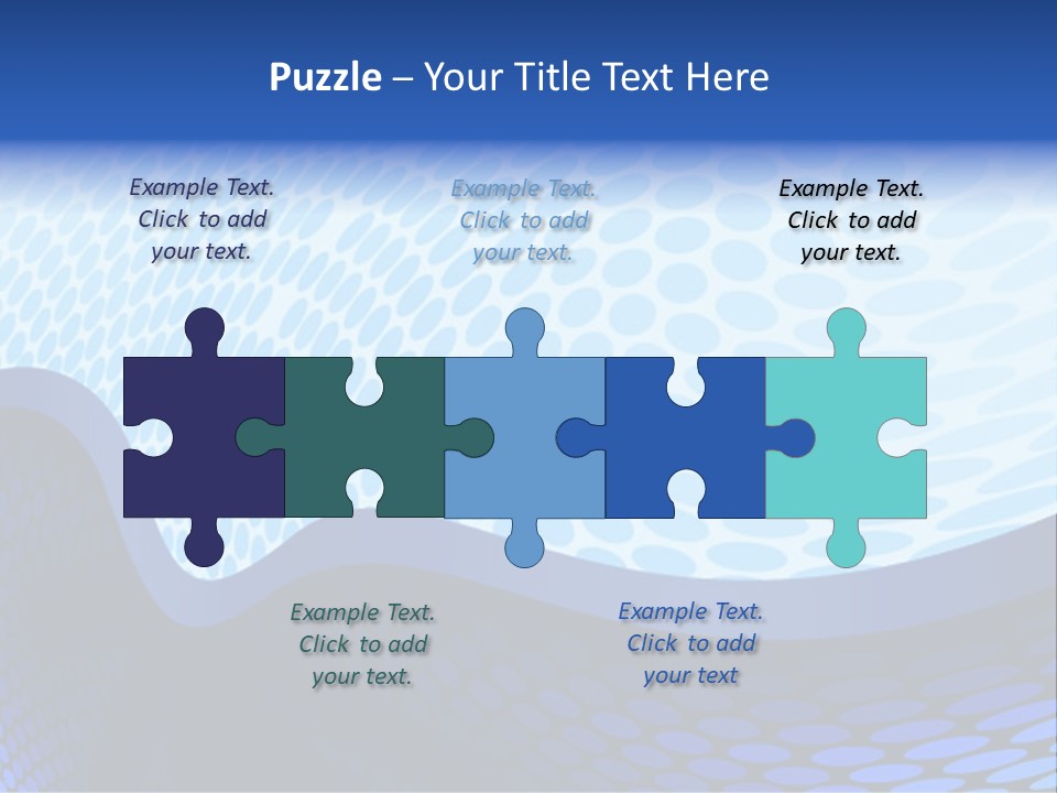 Cold Curve Shape PowerPoint Template
