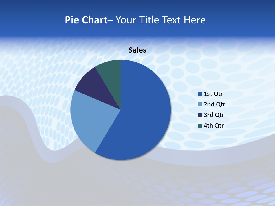 Cold Curve Shape PowerPoint Template